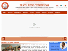 Tablet Screenshot of prcollegeofnursing.com